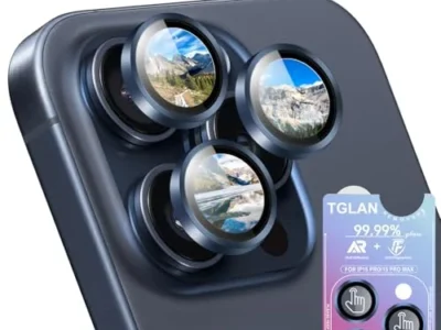 TGLAN iPhone 15 Pro Max Camera Lens Protector Only $3.xx at Amazon