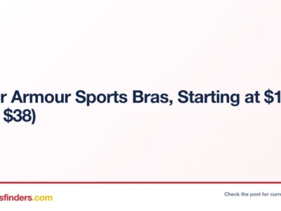 Under Armour Sports Bras Only $13 (Reg. $38) | 66% Off