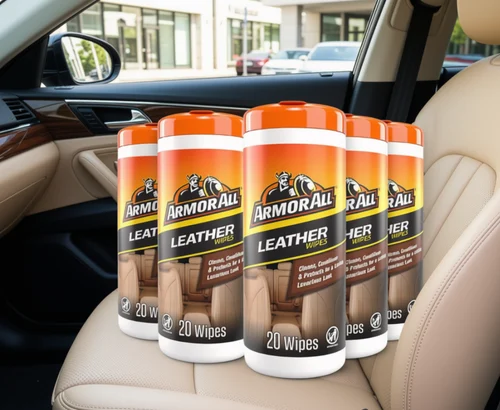 Armor All Car Leather Wipes 6-Pack for $11.xx