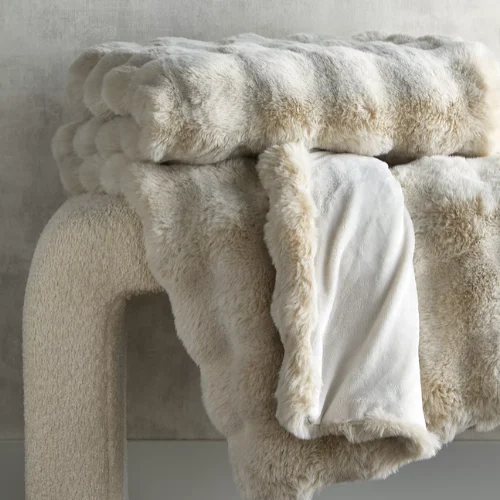 Hotel Collection Heathered Bubble Faux-Fur Throw Only $58.85 at Macy’s