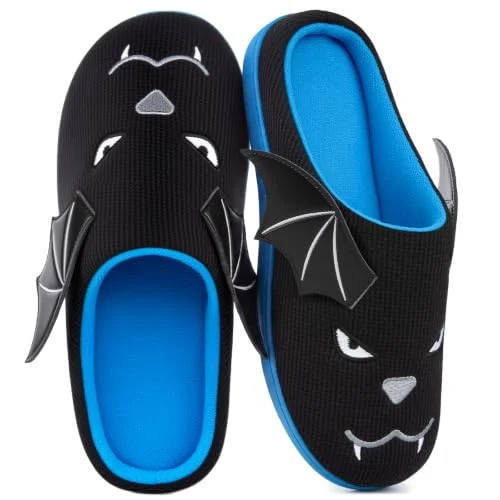 Men’s Two-Tone Memory Foam House Slippers Only $9.xx at Amazon