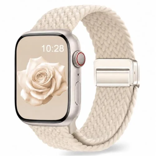 Evie Bank Braided Nylon Sport Band Apple Watch $5.xx at Amazon