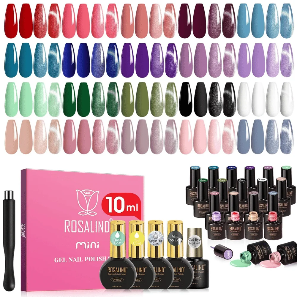 ROSALIND 25pcs Gel Nail Polish Set Deal: Save 36% at Amazon