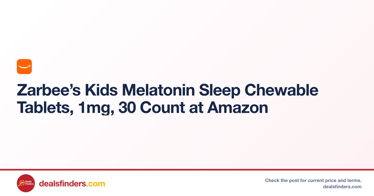 Zarbee’s Kids Melatonin as Low as $4.xx Each After Rewards at Amazon