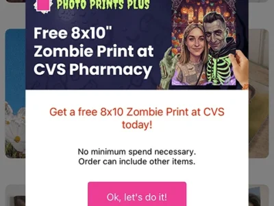 FREE 8×10 Zombie Print at CVS – No Cost Photo Deal
