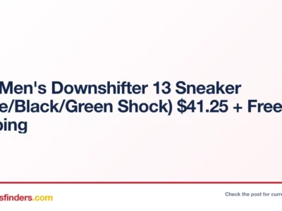 Nike Men’s Downshifter 13 Sneaker Only $41.25 at Zappos