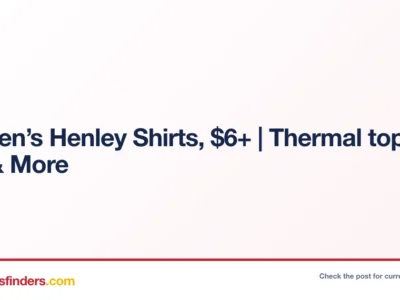 Women’s Henkel Shirts Only $6.xx+ at Amazon | Thermal Tops Deal
