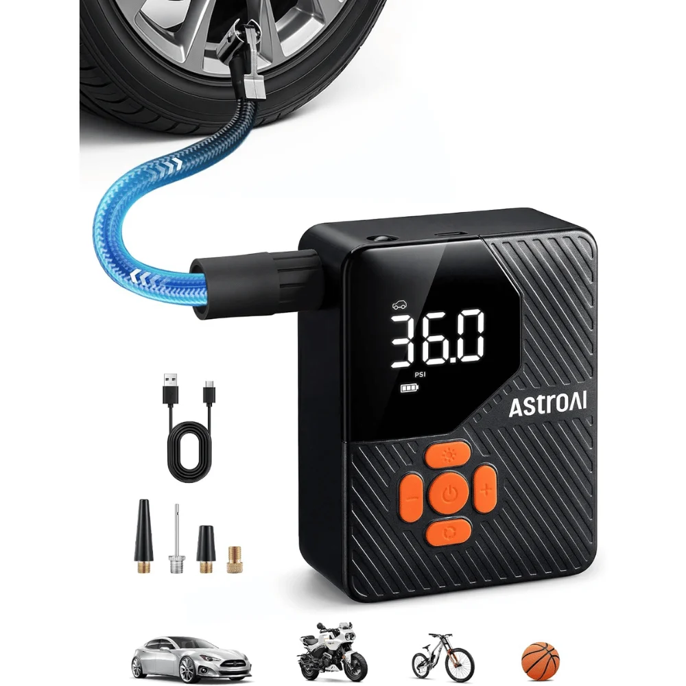 150 PSI Tire Inflator Portable Air Compressor Deal: Save $31.xx at Amazon