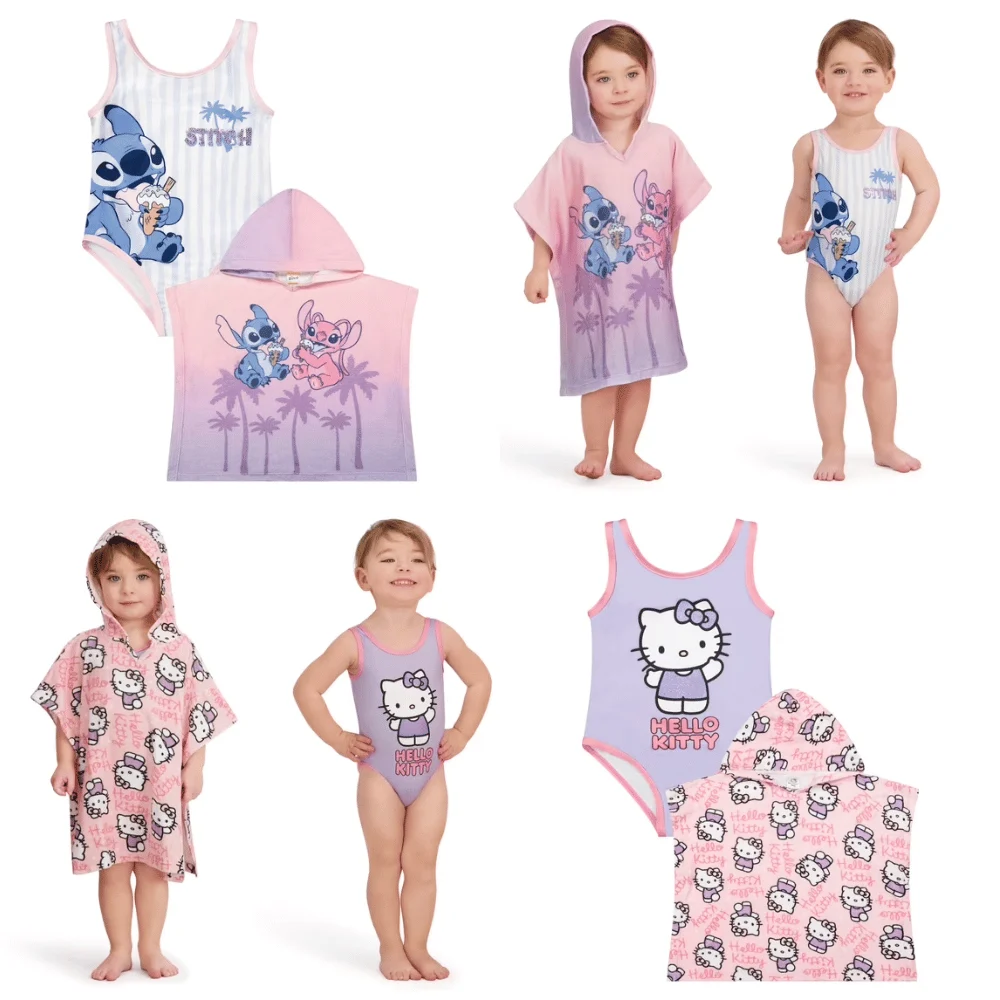 Character Toddler Girl Swimsuit with Coverup: Save 78% at Walmart