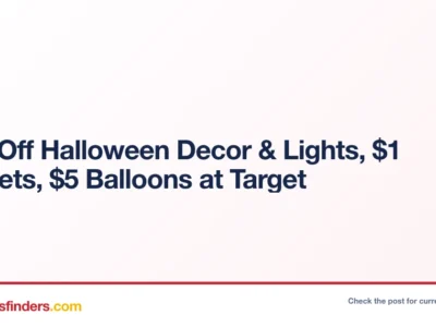 Halloween Decor & Lights 50% Off, $1 Buckets at Target