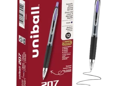 uniball 207 Gel Pens Violet Ink 12-Pack Just $8.xx at Amazon