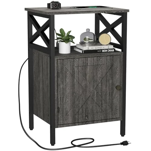 End Table with Charging Station Only $30.xx (Reg. $60) at Amazon