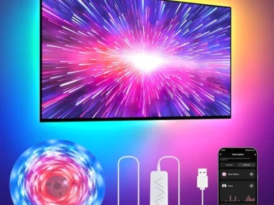 Paklighting 9.84′ RGBIC LED TV Backlight Strip Only $11.xx at Amazon