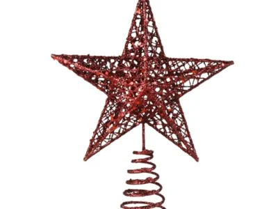 BinaryABC Iron Christmas Tree Star Topper $5.xx at Amazon