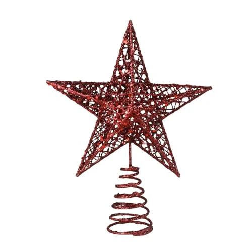 BinaryABC Iron Christmas Tree Star Topper $5.xx at Amazon