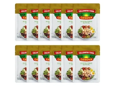 Genova Premium Yellowfin Tuna 12-Pack Only $16.xx at Amazon