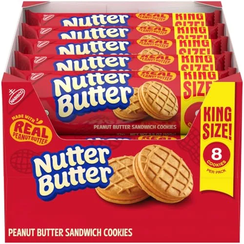 Nutter Butter King Size 10-Pack Only $10.xx at Amazon