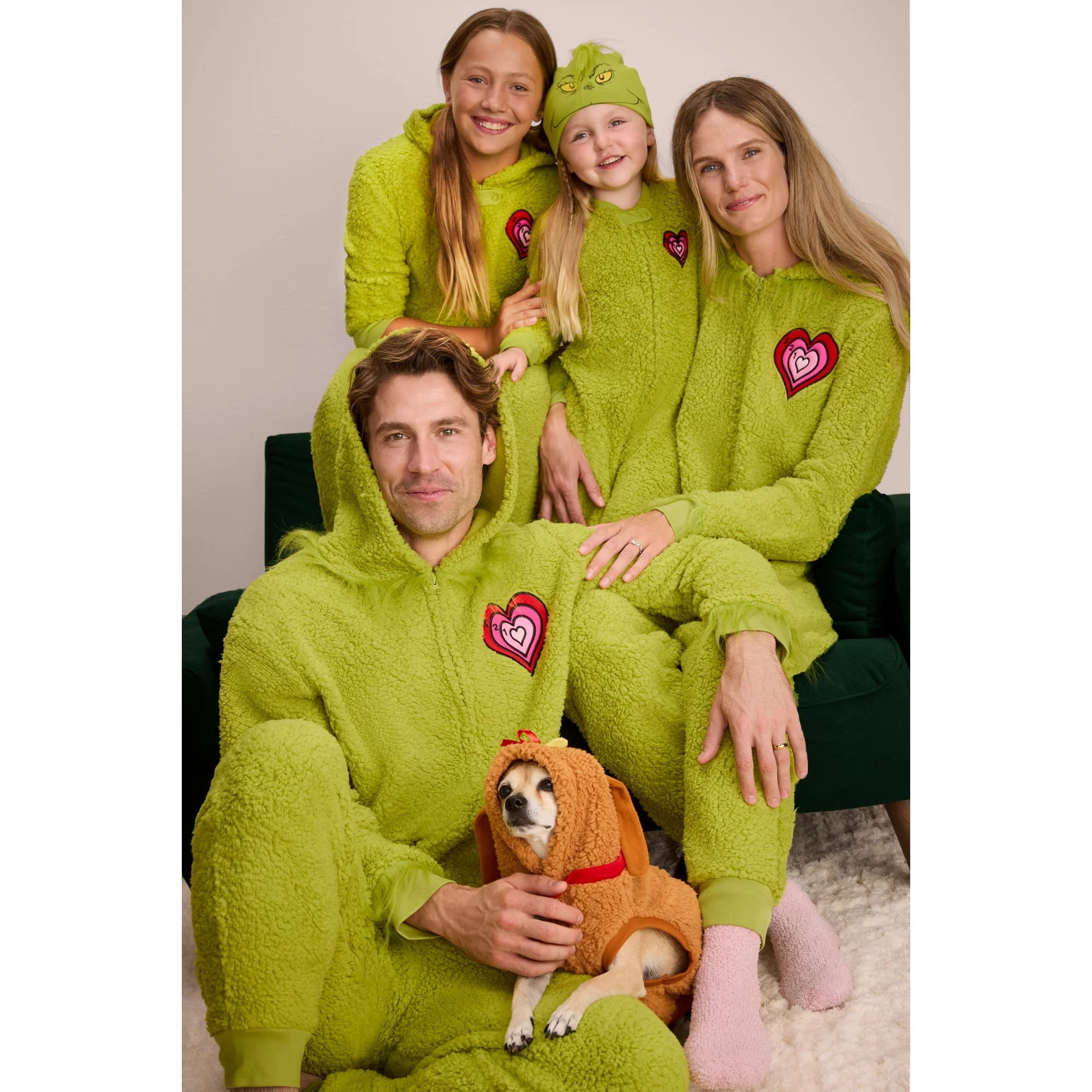 Matching Family Grinch Christmas Pajamas at Walmart | Kids & Adults