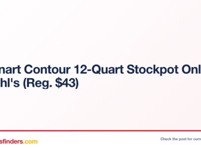 Cuisinart Contour 12-Quart Stockpot Only $10 at Kohl’s (Reg. $43)