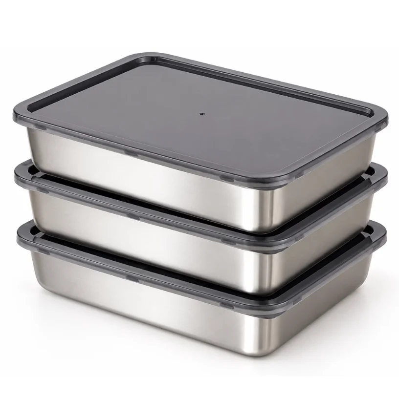 3 Pack Stainless Steel Food Storage Containers Deal: Save $2.10 at Walmart