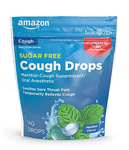 Amazon Basic Care Sugar Free Cough Drops 140-Count Just $2.xx