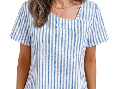 Women’s Square Neck Loose Tunic Tops Only $4.xx (Reg. $13) at Amazon