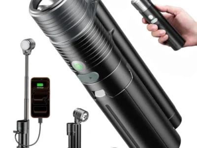 AsFrost 180° Flip 2-Lamp Flashlight with Tripod $18.xx at Amazon