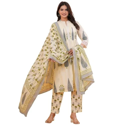 Pure Cotton Floral Kurta Set Just $39.xx (Reg. $45) at Amazon