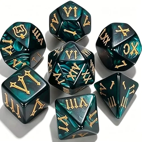 Ciaraq 7-Piece Polyhedral DND Dice Set Just $3.xx at Amazon