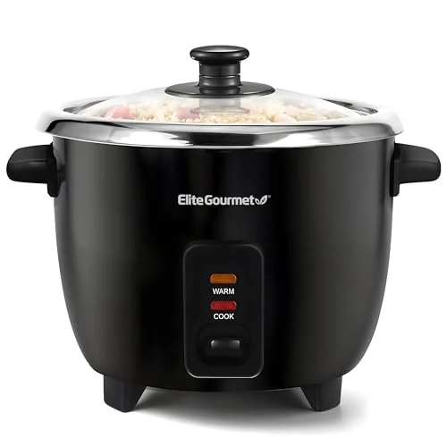 Elite Gourmet 6-Cup Rice Cooker Only $19.xx at Amazon
