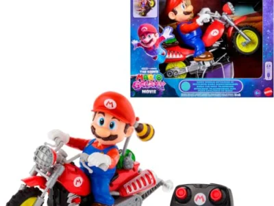 Hot Wheels RC Mario Wheelie Motocross Motorcycle Just $26.xx at Amazon