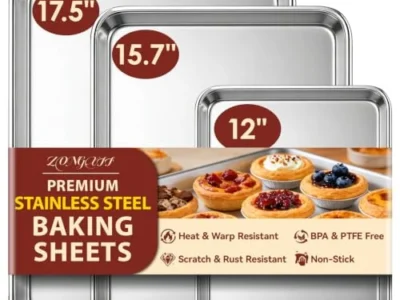 ZONGXFF Baking Sheet Set of 3 Only $19.xx (Reg. $36) at Amazon