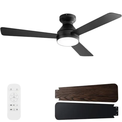 AERUPHOL 42″ Flush Mount Ceiling Fan with Light Only $25.xx at Amazon